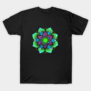 Lime Green Mandala T-Shirt